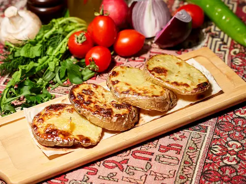 Плеч картофель на углях